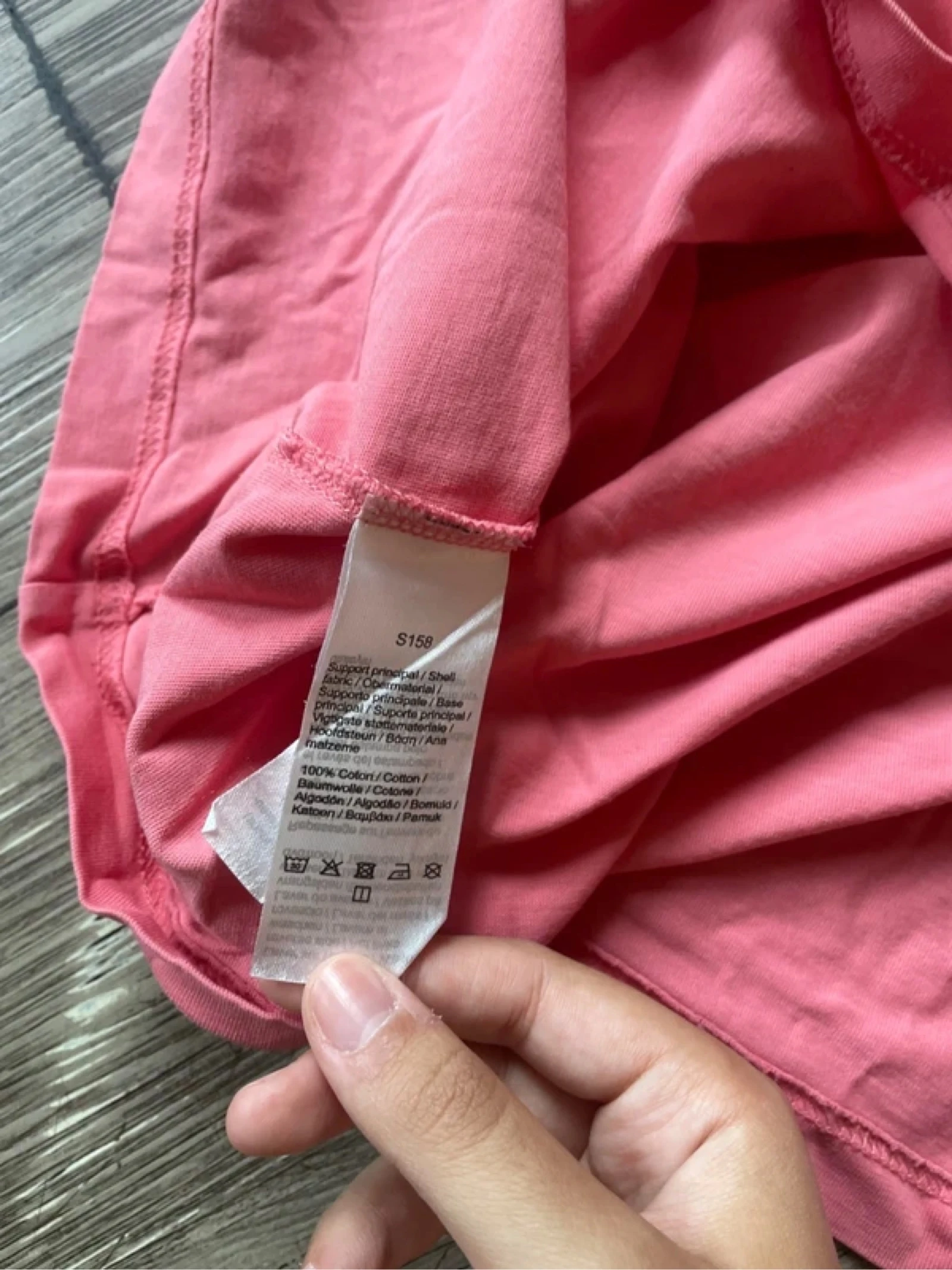 camiseta Lacoste rosa com logo bordado – photo 5
